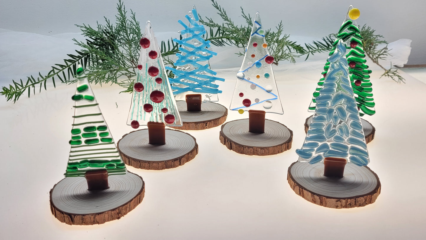 Christmas In July Fused Glass Christmas Trees - 2 Hour session
