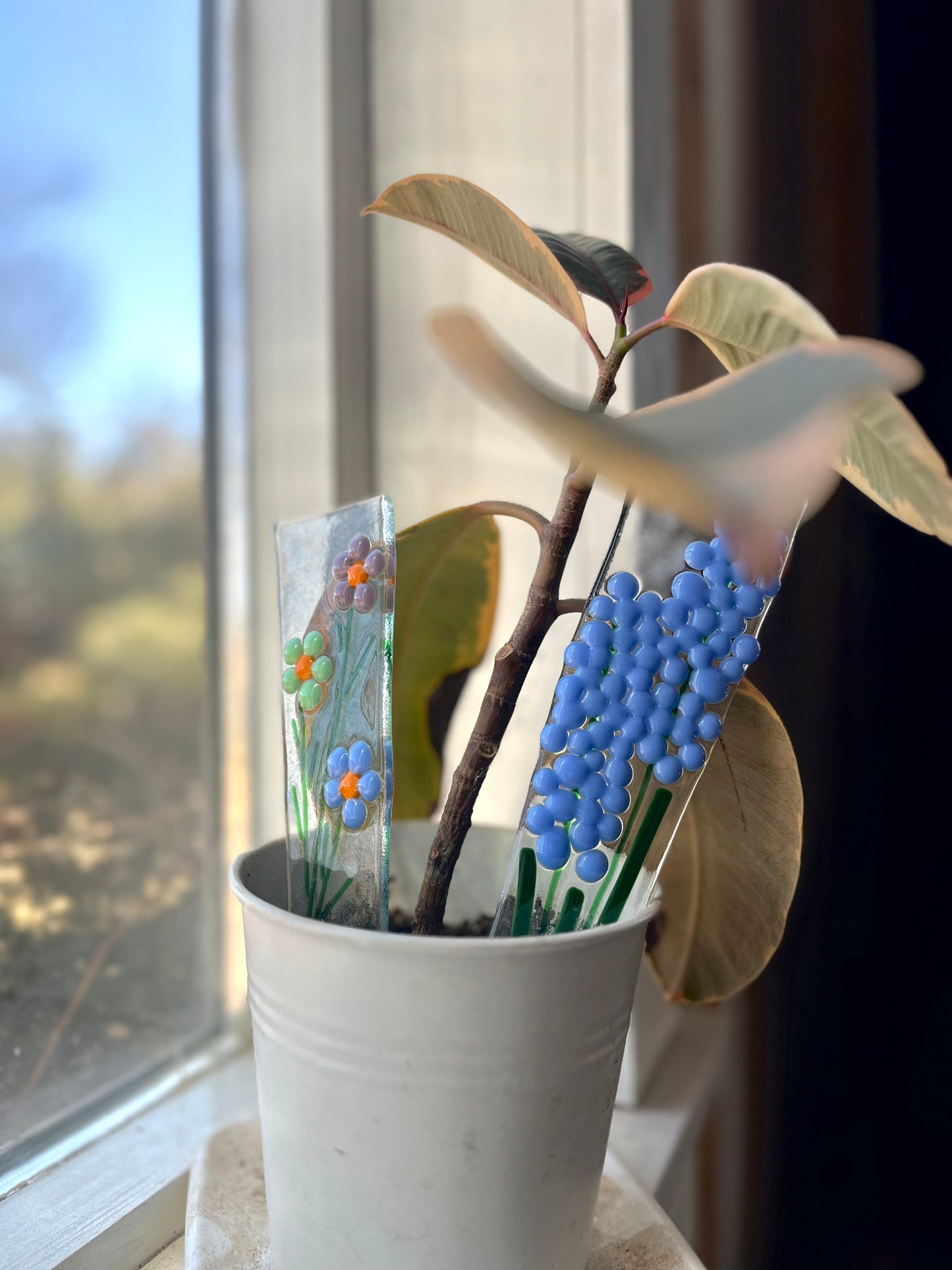 Fused Glass Garden/Planter Stakes workshop - Mothers Day - Week