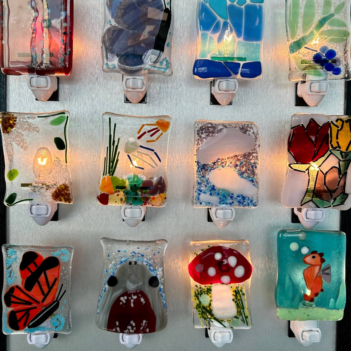 Fused Glass Night Lights