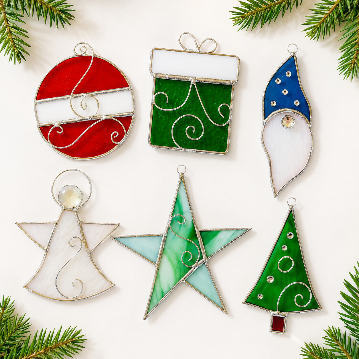 Stained Glass Christmas Ornaments 2026 - 2 Hr workshop