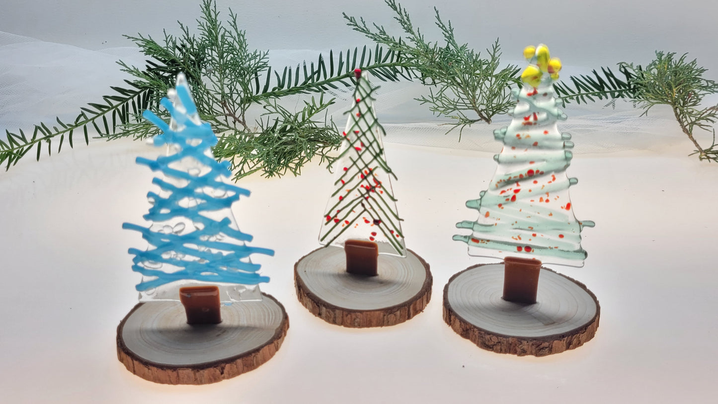 Fused Glass Christmas Trees  - ** Boxing Week Edition **