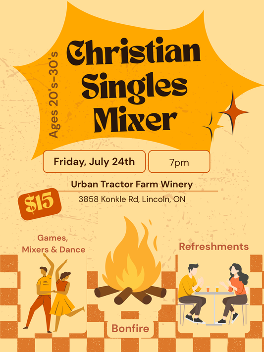 Christian Singles Mixer - Admission July 24th 7:00 - 10:00pm