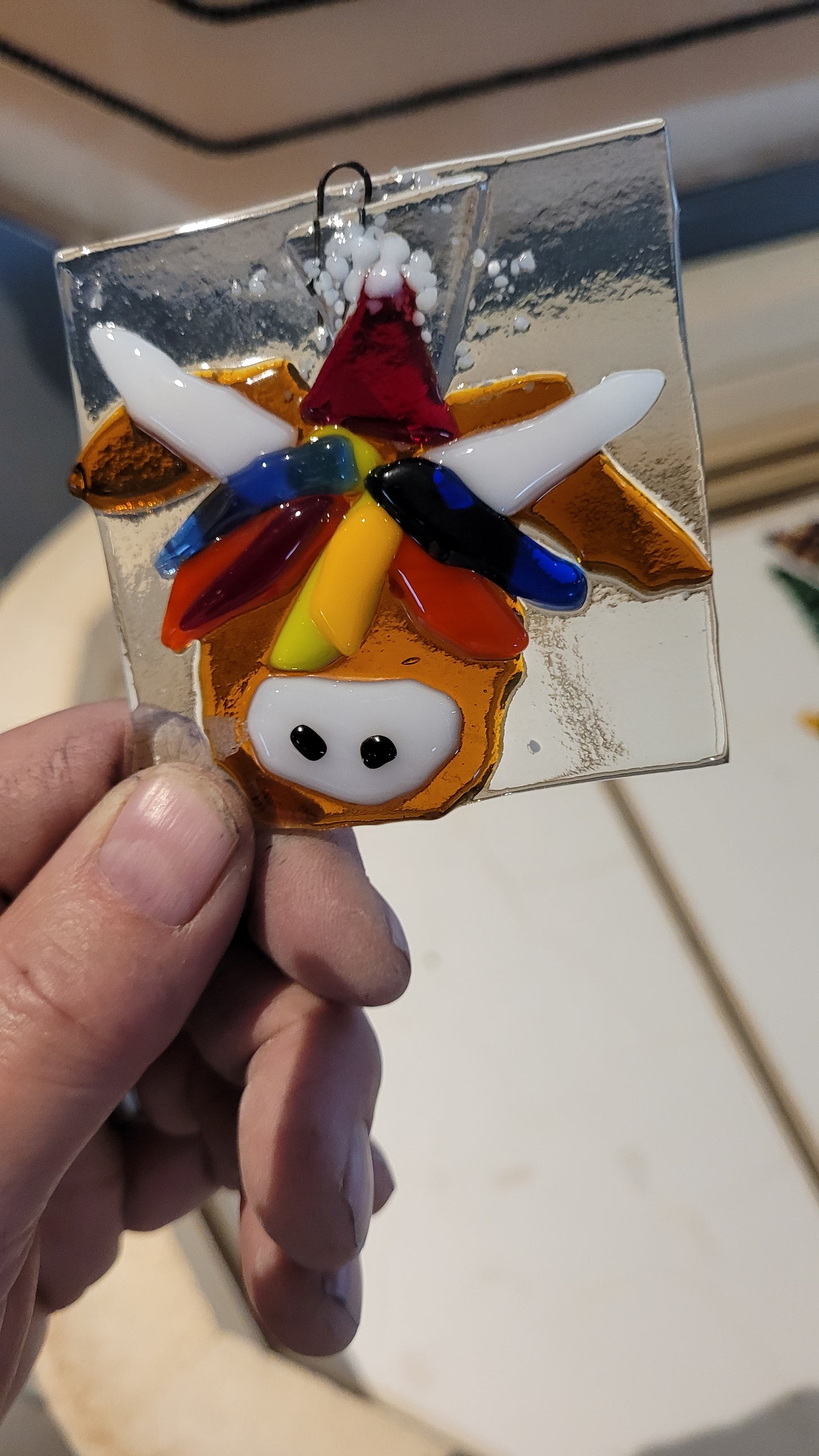 Christmas in July Fused Glass  Christmas Ornaments  - 2 Hr workshop