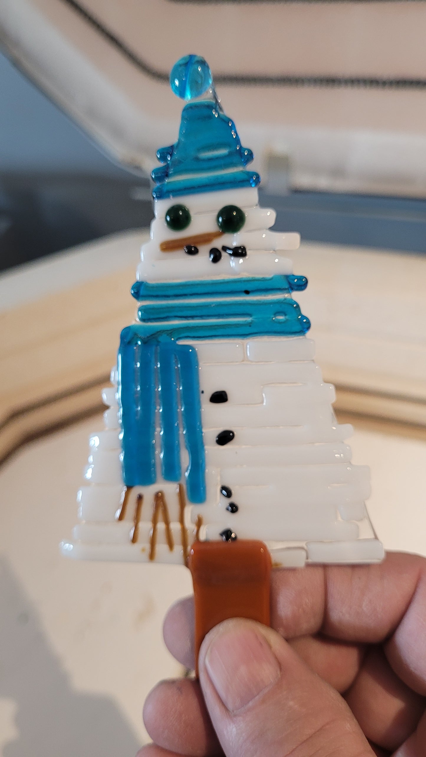 Christmas in July Fused Glass  Christmas Ornaments  - 2 Hr workshop