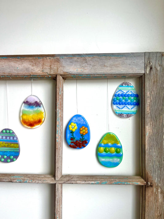 Easter Fun! -  Fused Glass Easter Eggs  - 2 Hr workshop