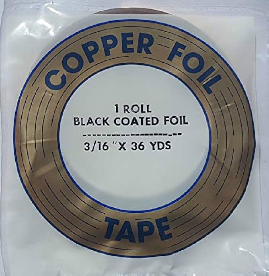 EDCO Black Coated Copper Foil Tape