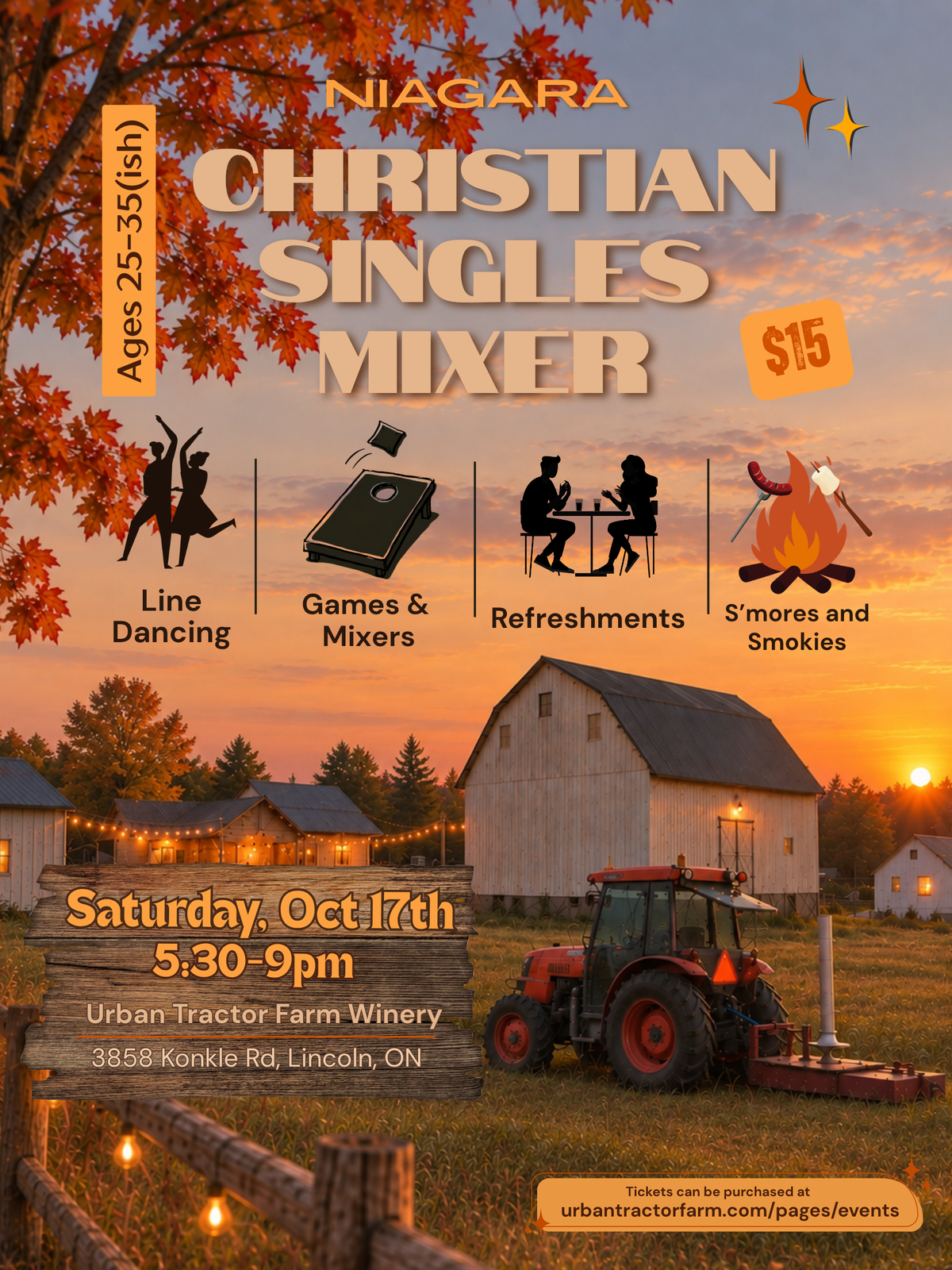 Christian Singles Mixer - Admission Oct 17th 5:30 - 9:00pm