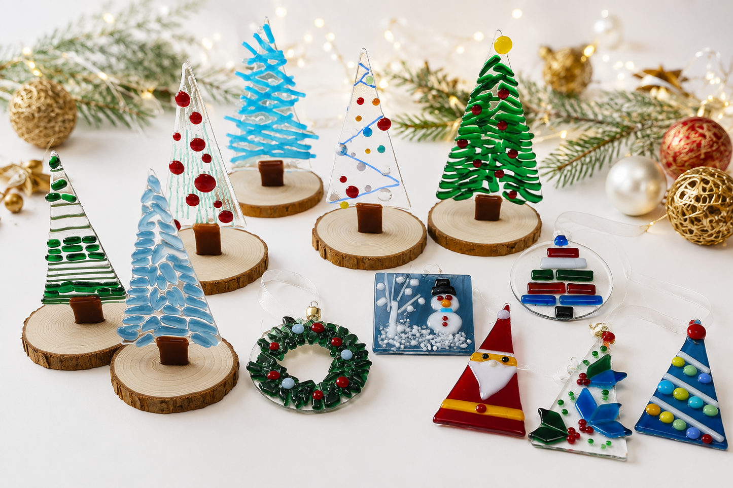 Fused Glass Christmas Ornaments 2026 - 2 Hr workshop