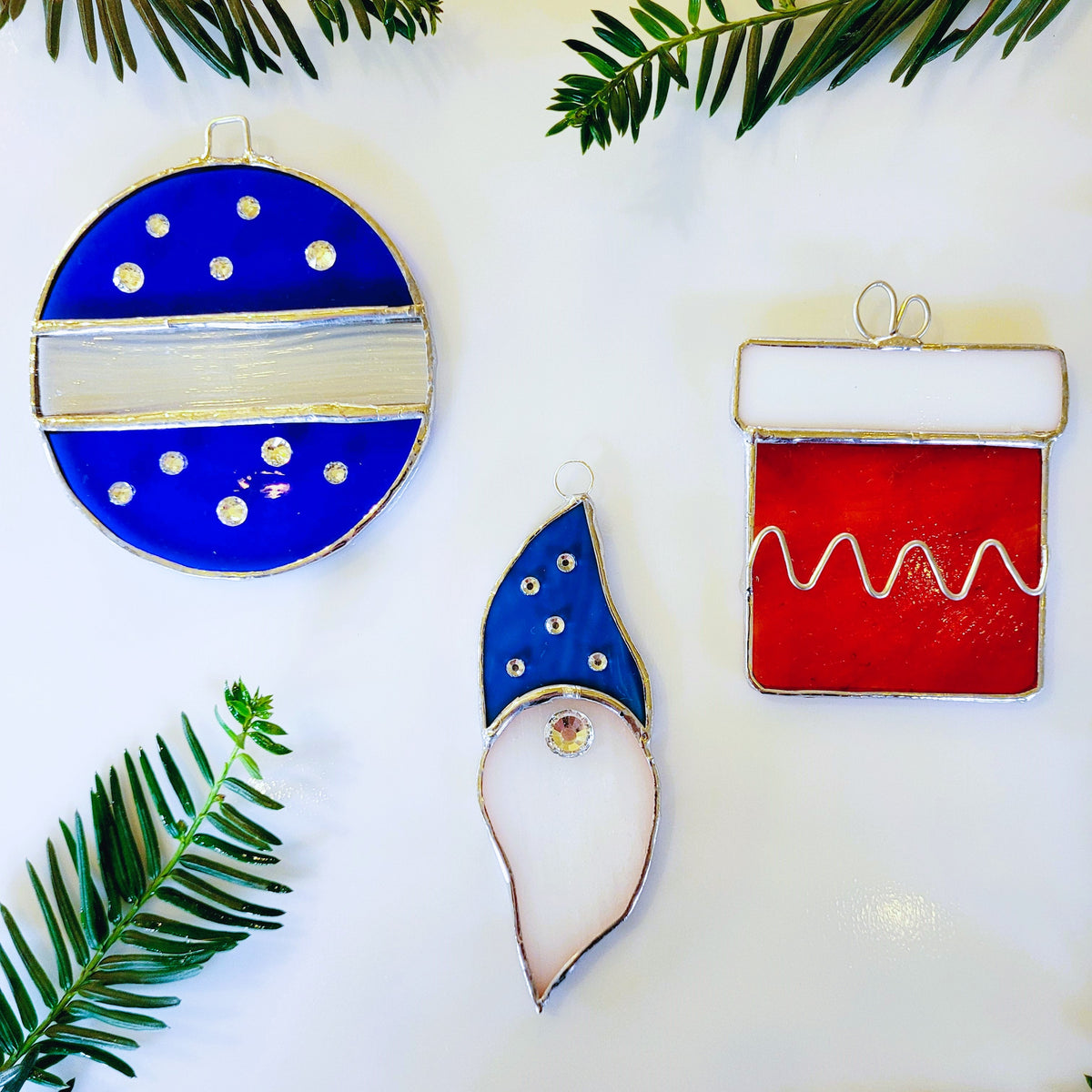Stained Glass Christmas Ornaments 2026 - 2 Hr workshop