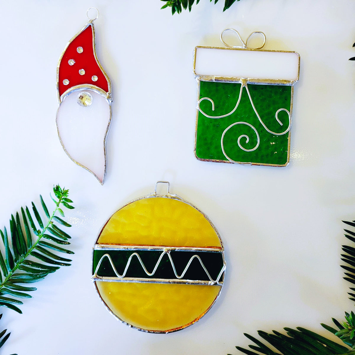 Stained Glass Christmas Ornaments 2026 - 2 Hr workshop