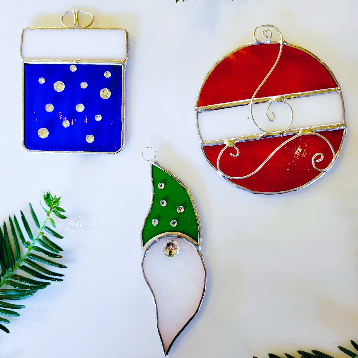 Christmas Ornaments - Festive edition - 3 Hr workshop, make 3 Ornaments - Gnome/Elf, Ornament, Wrapped gift