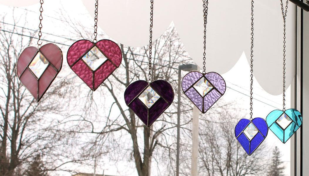 Valentines Week - Make a Stained Glass Heart - 3 Hr workshop