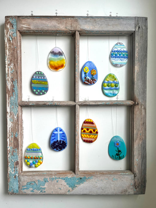 Easter Fun - Fused Glass Easter Eggs