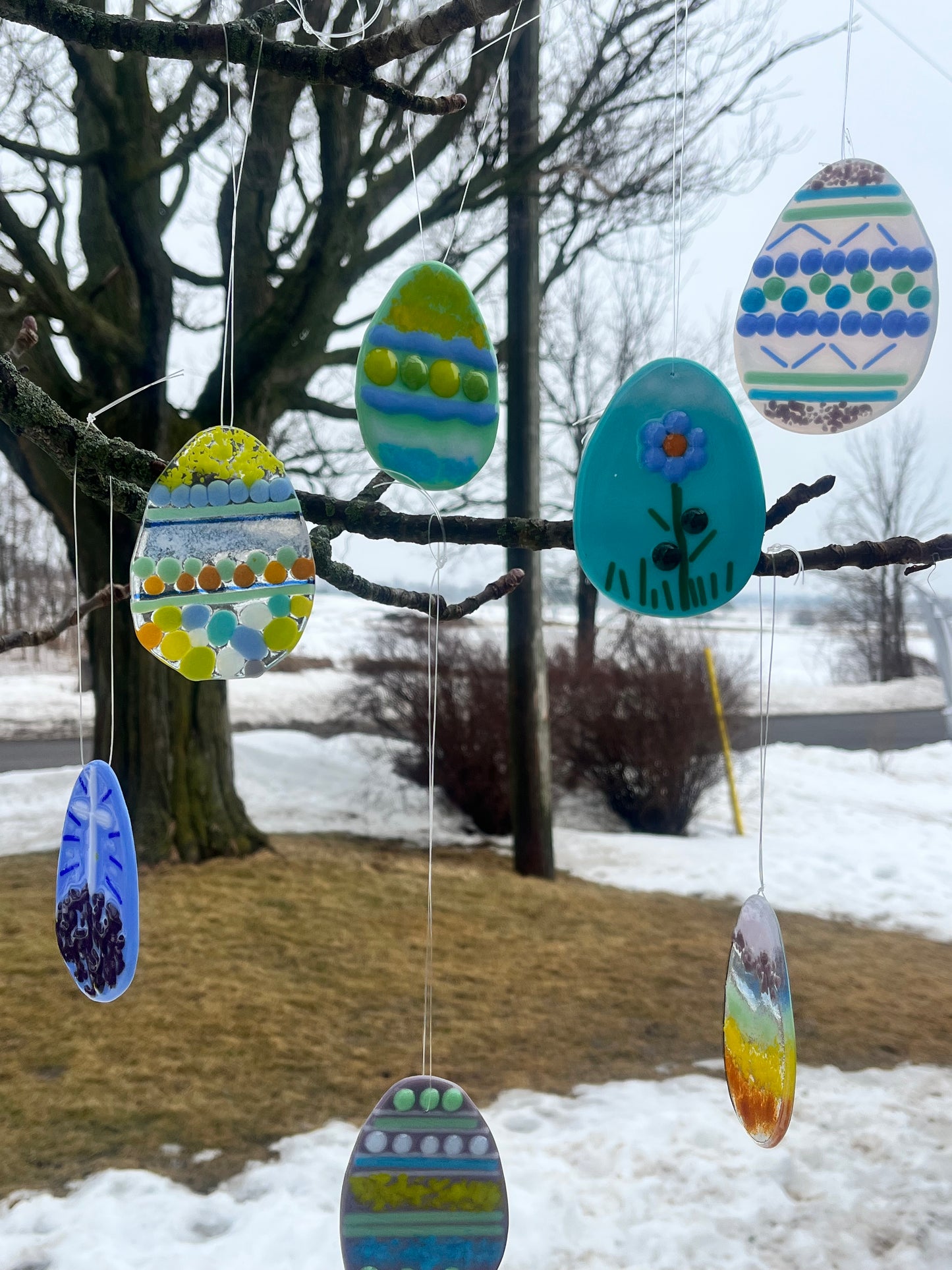 Easter Fun - Fused Glass Easter Eggs