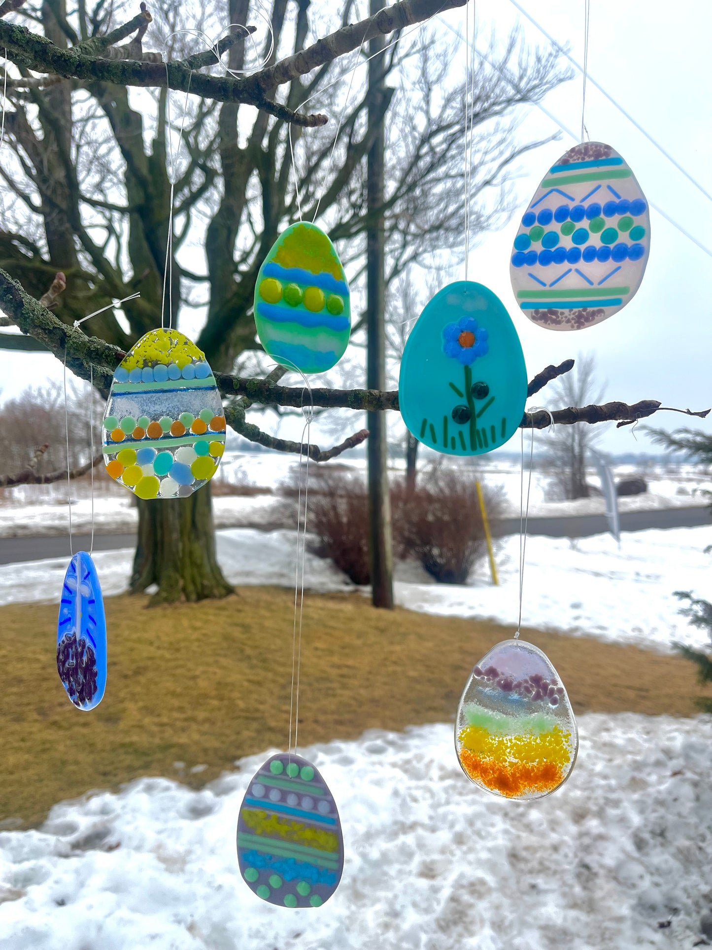 Easter Fun! -  Fused Glass Easter Eggs  - 2 Hr workshop