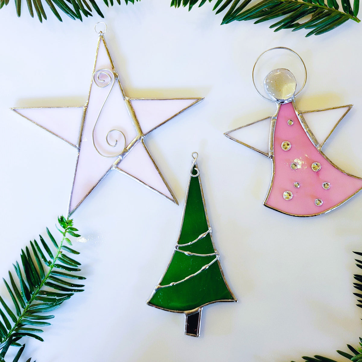 Stained Glass Christmas Ornaments 2026 - 2 Hr workshop